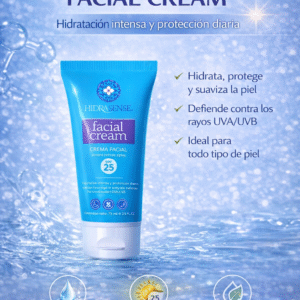Crema Facial con filtro solar.