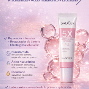 💋 SADOER 5X Niacinamide Lip Mask – Reparación Profunda & Glow Labial