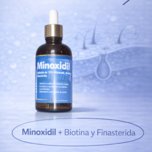 💈 Minoxidil + Biotina + Finasterida – Solución Capilar Intensiva (50 ml)