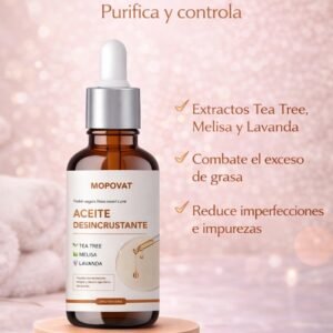 ✨ Aceite Desincrustante 50ml Limpieza profunda que libera tu piel desde la raíz