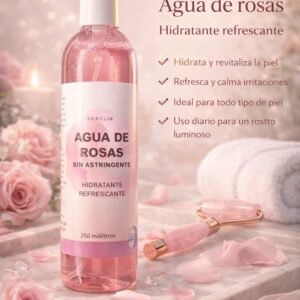 🌹 Agua de Rosas 250ml – Hidratación Refrescante y Equilibrio Natural