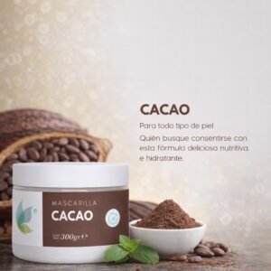 🍫 Mascarilla de Cacao – Nutrición Profunda y Piel Radiante