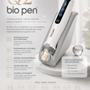 ✨ Bio Pen Q2 – Dispositivo Profesional de Microneedling con LED y EMS
